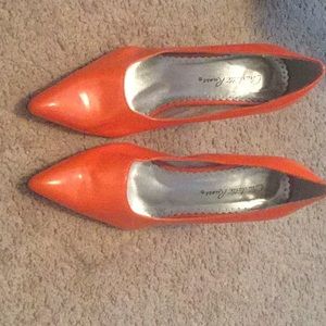 Orange heels